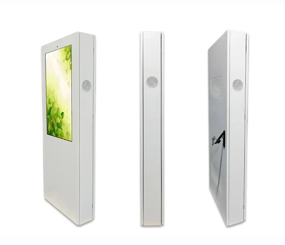 Outdoor Capacitive Wall Mounted Advertising Display Touch Screen LCD Digital Signage